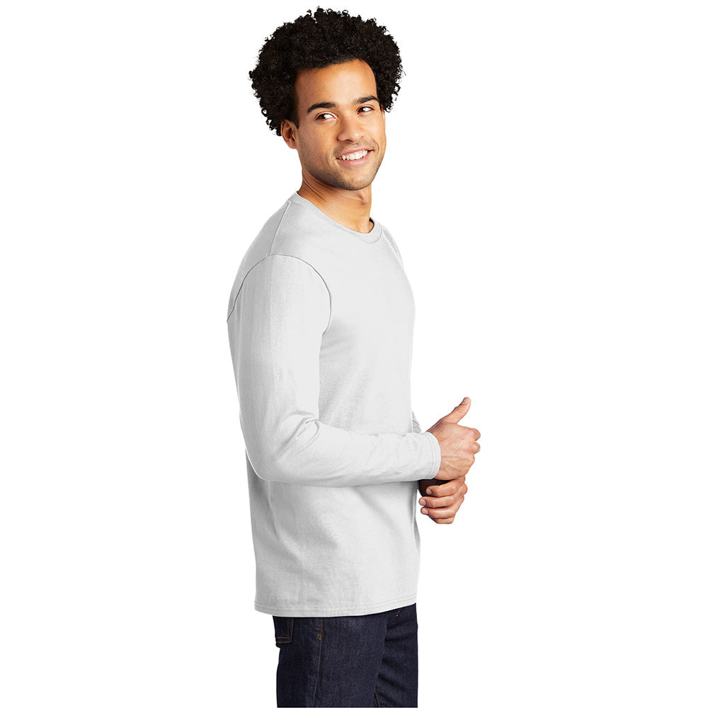 Port & Company PC600LS Combed Ring Spun Long Sleeve Bouncer Tee - Gorvex.com