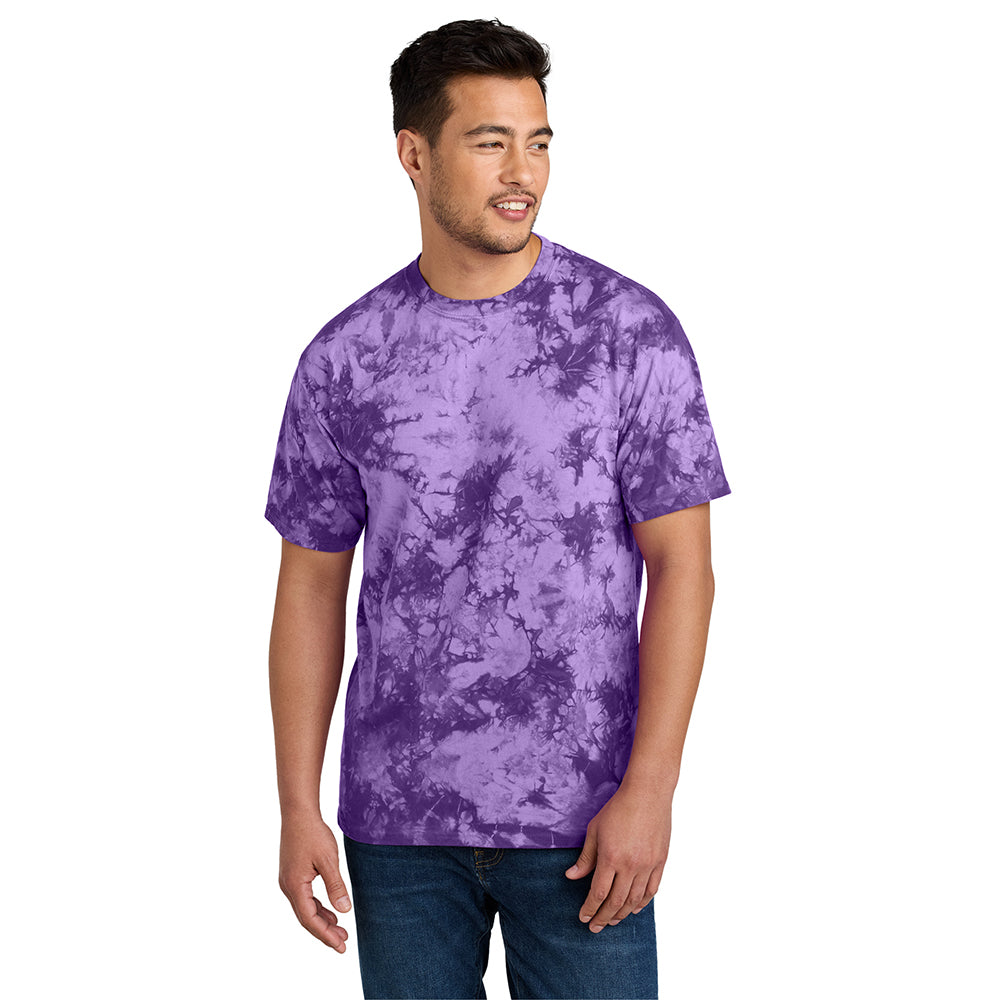 Port & Company PC145 100% Cotton Crystal Tie Dye T-Shirt - Gorvex.com