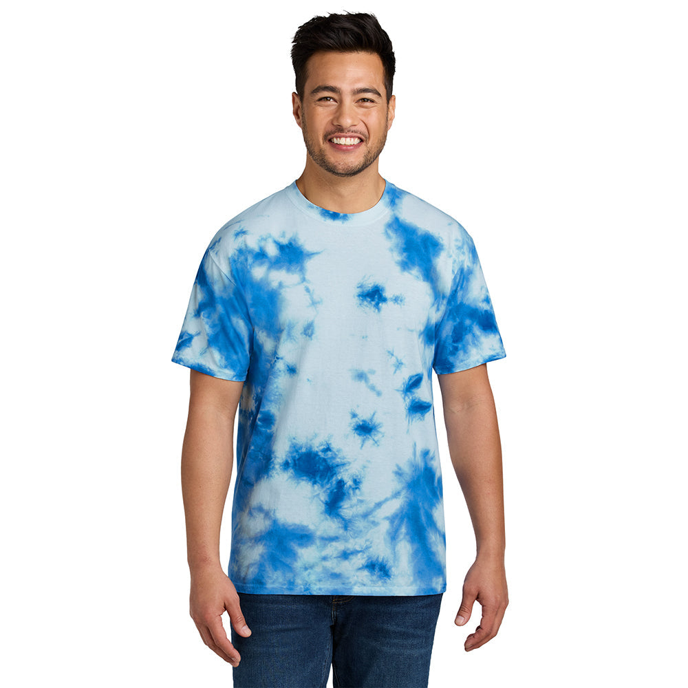 Port & Company PC145 100% Cotton Crystal Tie Dye T-Shirt - Gorvex.com