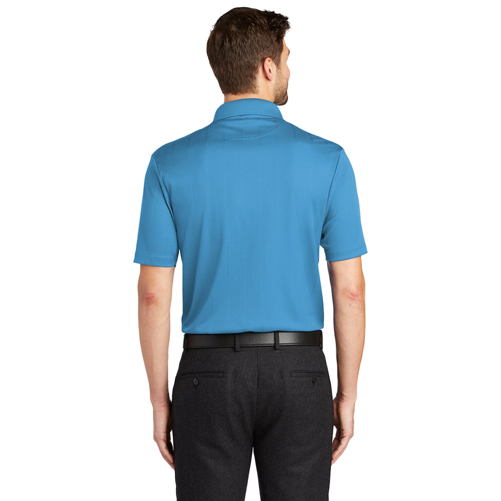 Port Authority K528 Fine Jacquard Short Sleeve Performance Polo Shirt - Gorvex.com