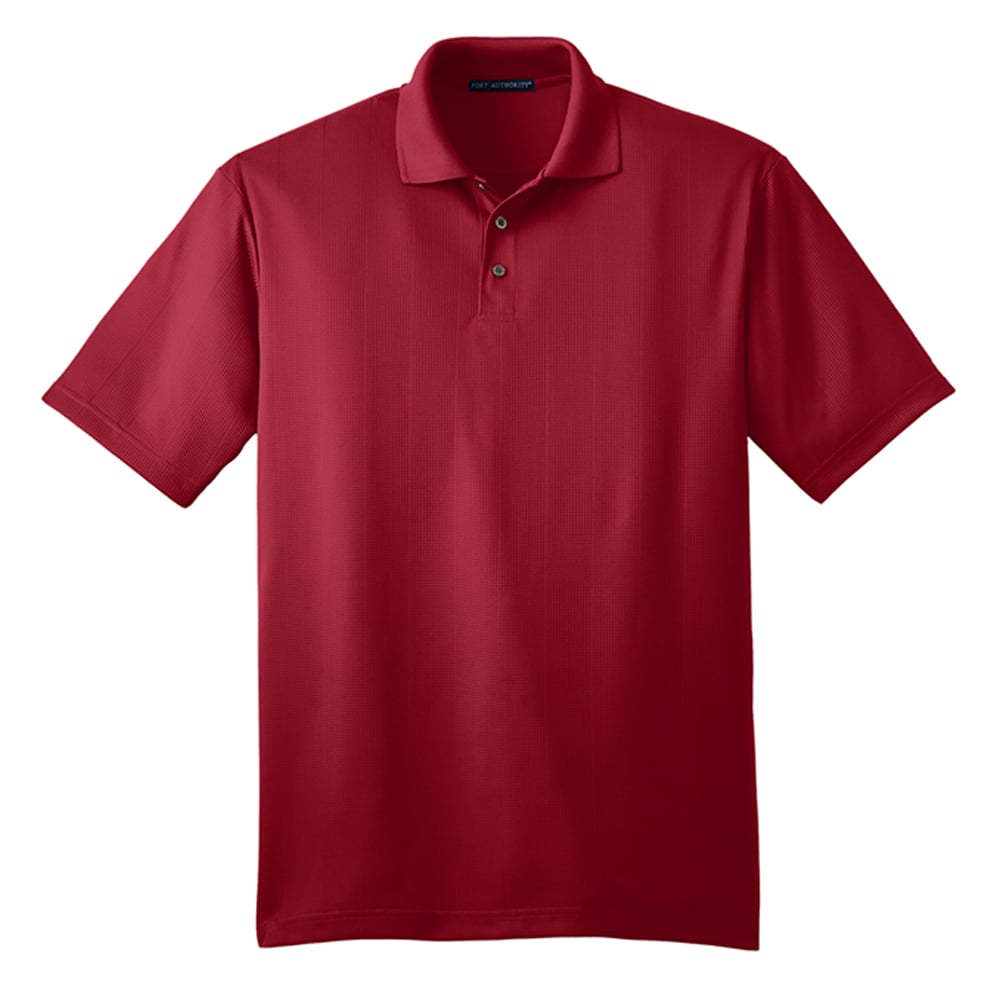 Port Authority K528 Fine Jacquard Short Sleeve Performance Polo Shirt - Gorvex.com