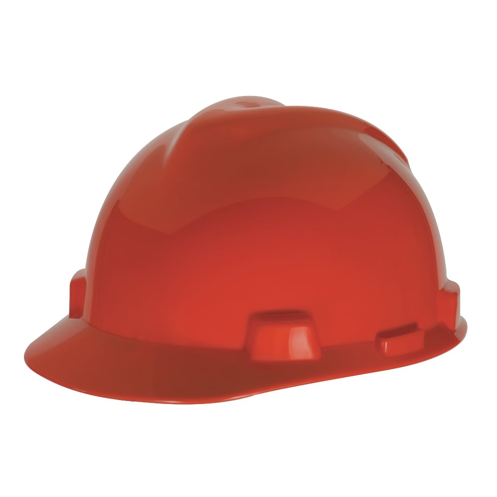 MSA V-Gard® Slotted Cap Style Hard Hat with Gloss Finish