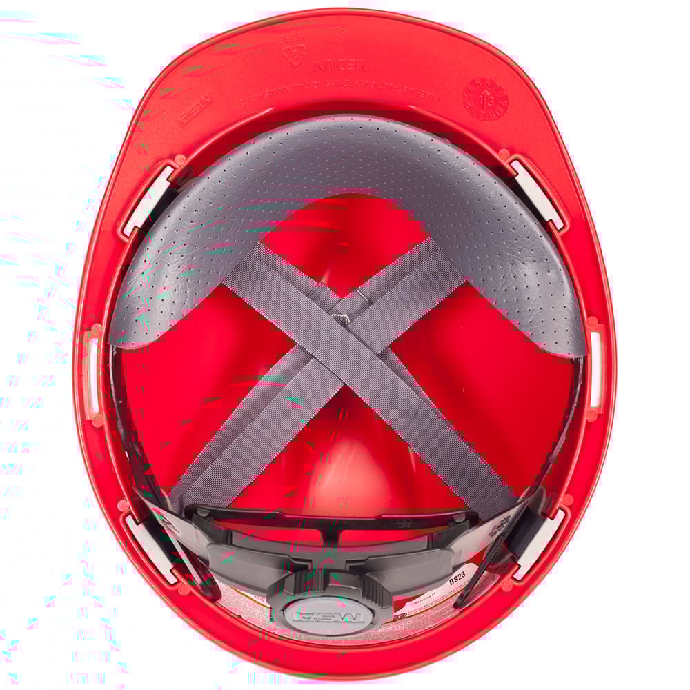 MSA V-Gard® Slotted Cap Style Hard Hat with Gloss Finish