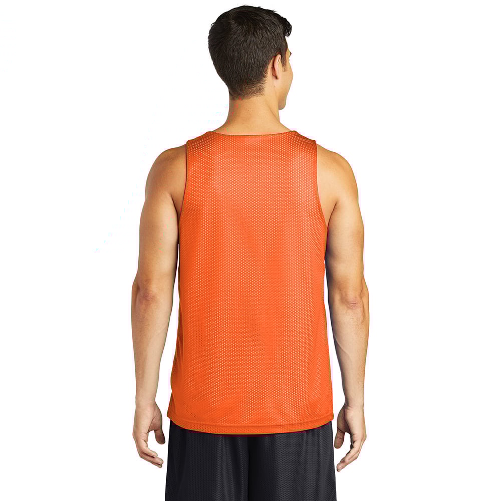 Sport - Tek ST500 PosiCharge Classic Tank Top with White Mesh Reverse - Gorvex.com