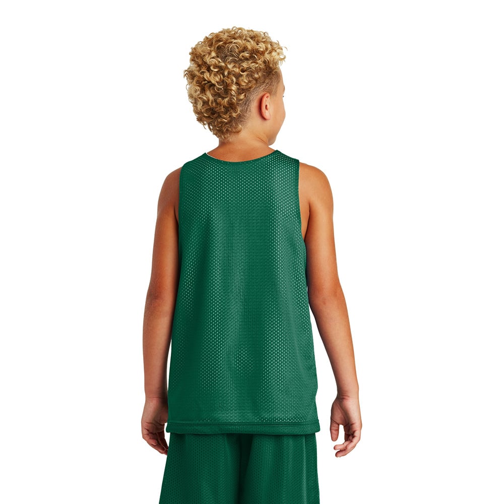 Sport - Tek YST500 Youth PosiCharge Classic Mesh Reversible Tank - Gorvex.com