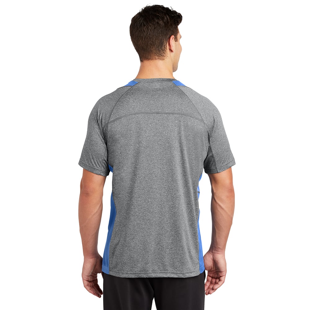 Sport - Tek ST361 Contender Two - Tone Heather Short Sleeve T-Shirt - Gorvex.com