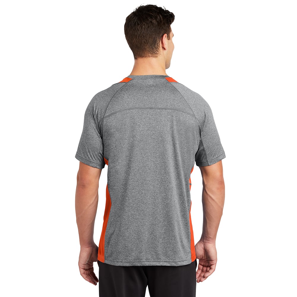 Sport - Tek ST361 Contender Two - Tone Heather Short Sleeve T-Shirt - Gorvex.com
