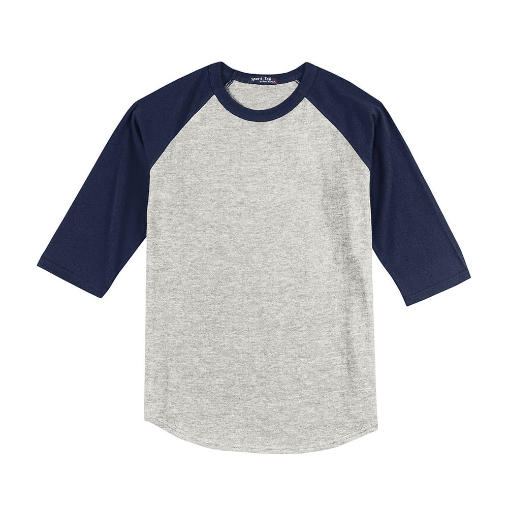 Sport - Tek YT200 Youth Colorblock Quarter Sleeve Raglan Jersey - Gorvex.com
