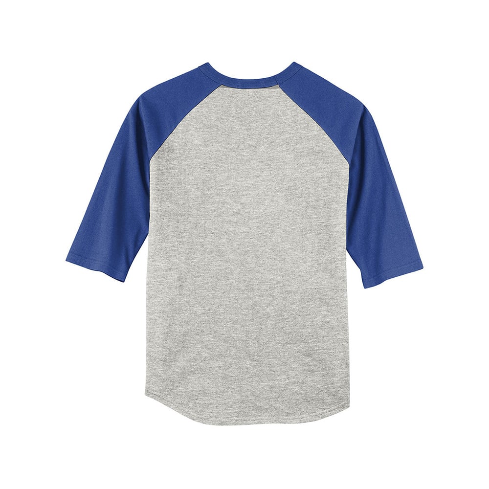 Sport - Tek YT200 Youth Colorblock Quarter Sleeve Raglan Jersey - Gorvex.com