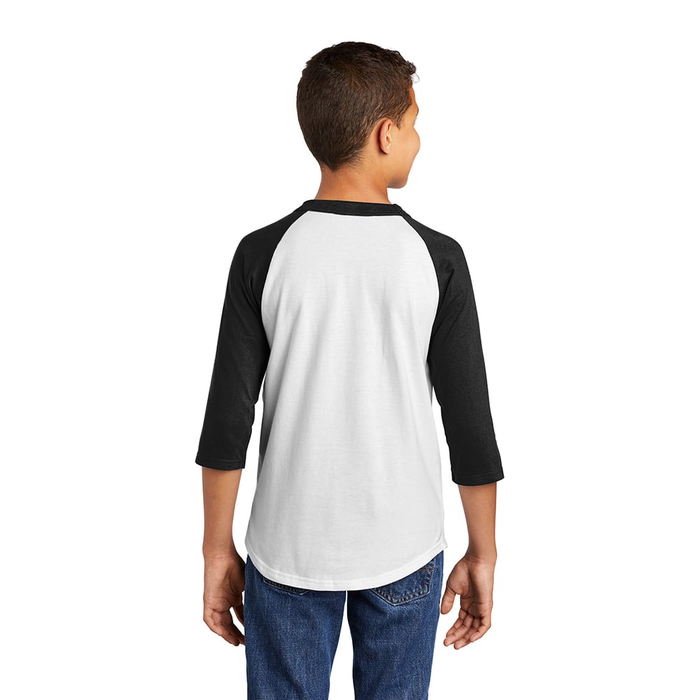 Sport - Tek YT200 Youth Colorblock Quarter Sleeve Raglan Jersey - Gorvex.com