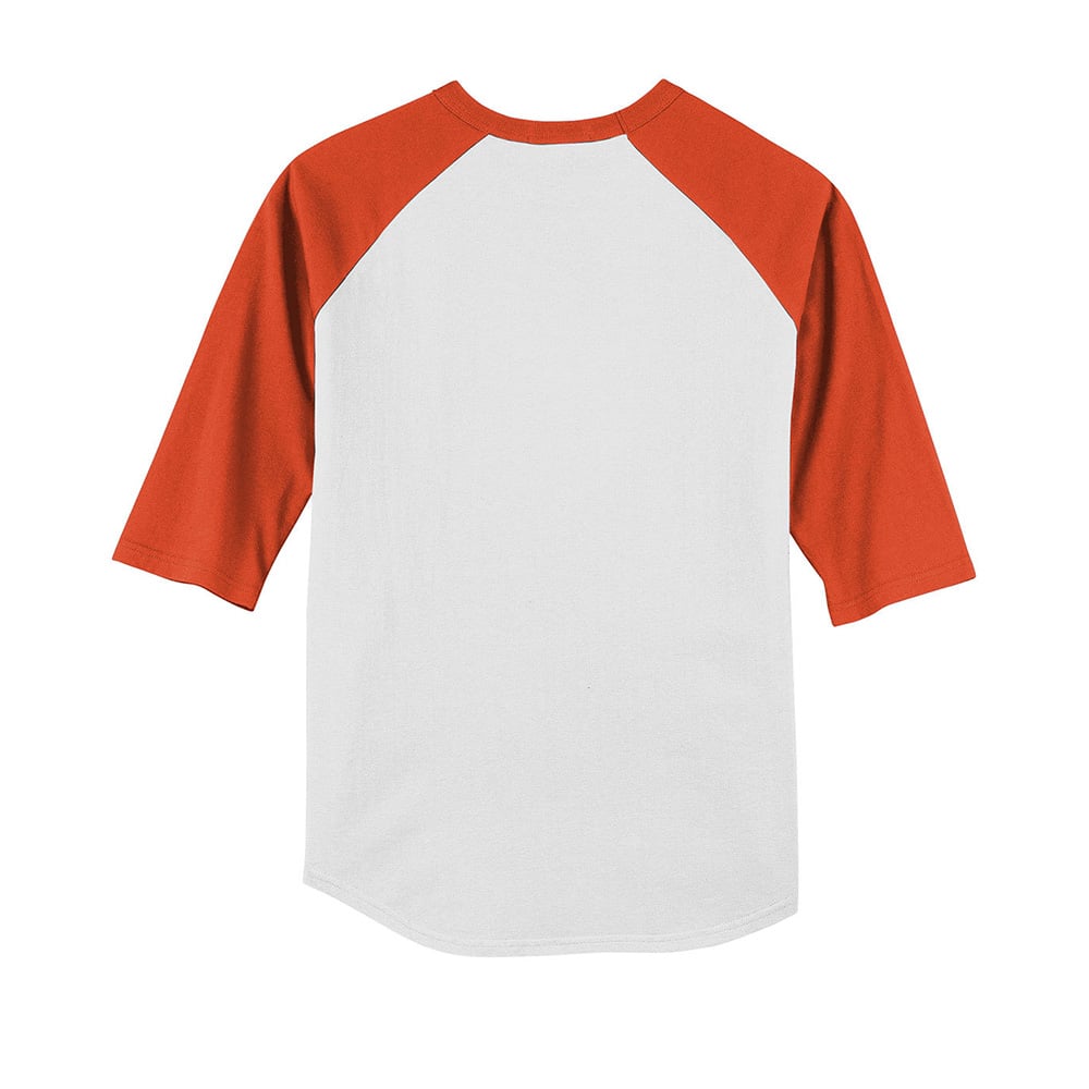 Sport - Tek YT200 Youth Colorblock Quarter Sleeve Raglan Jersey - Gorvex.com