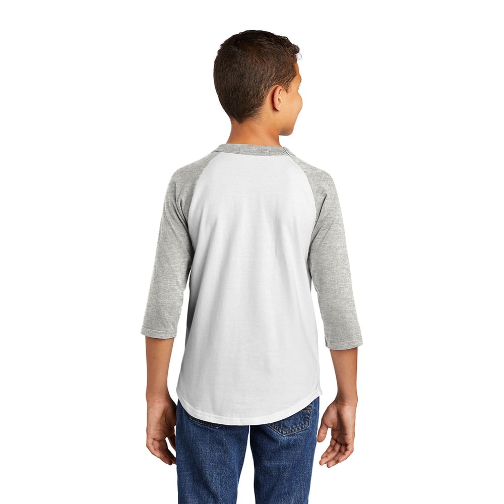Sport - Tek YT200 Youth Colorblock Quarter Sleeve Raglan Jersey - Gorvex.com