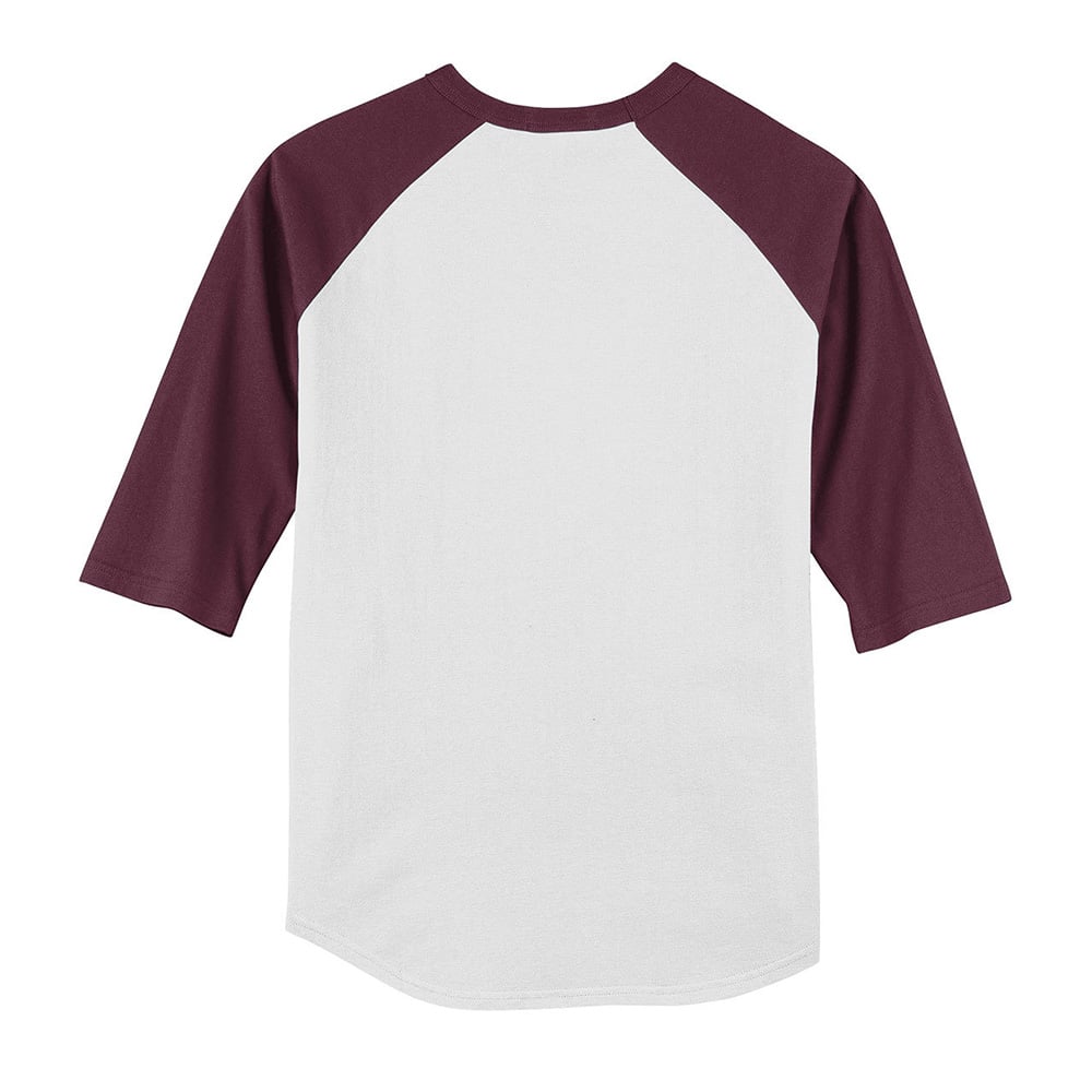 Sport - Tek YT200 Youth Colorblock Quarter Sleeve Raglan Jersey - Gorvex.com