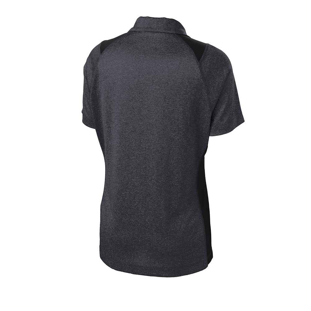 Sport - Tek LST665 Contender Women's Two - Tone Heather Raglan Polo - Gorvex.com
