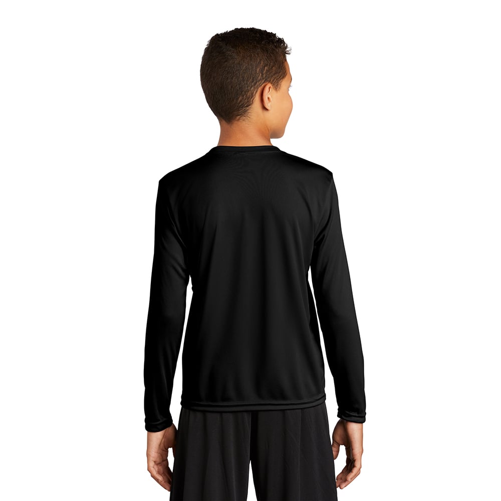 Sport - Tek YST350LS Youth Long Sleeve PosiCharge Competitor T-Shirt - Gorvex.com