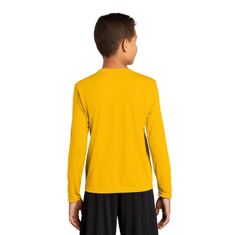 Sport - Tek YST350LS Youth Long Sleeve PosiCharge Competitor T-Shirt - Gorvex.com