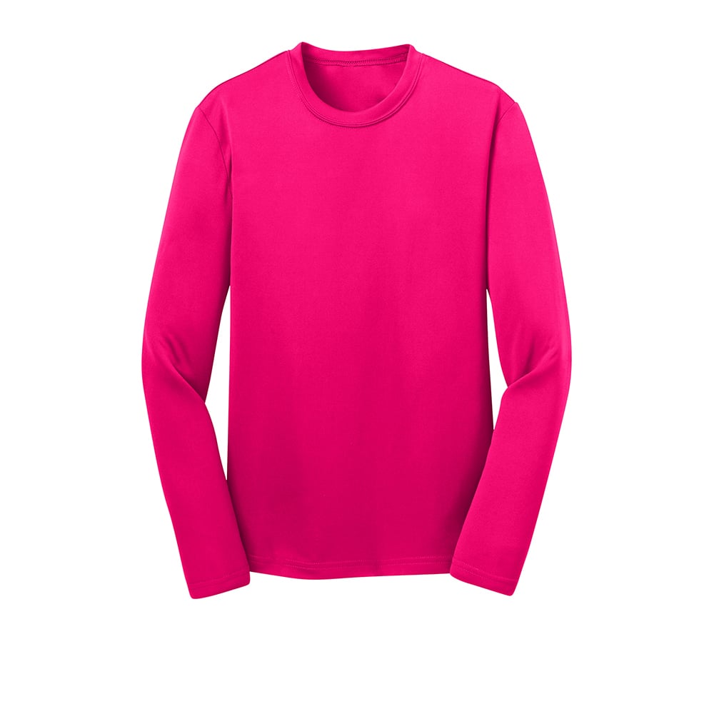 Sport - Tek YST350LS Youth Long Sleeve PosiCharge Competitor T-Shirt - Gorvex.com