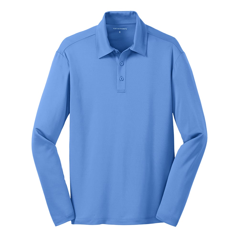 Port Authority K540LS Silk Touch Long Sleeve Performance Polo Shirt - Gorvex.com