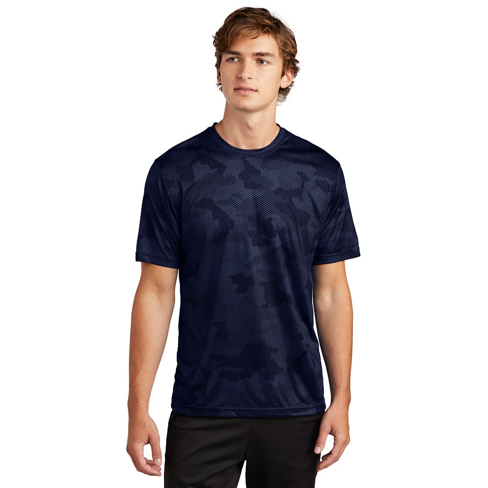 Sport - Tek ST370 CamoHex Crew Neck T-Shirt - Gorvex.com
