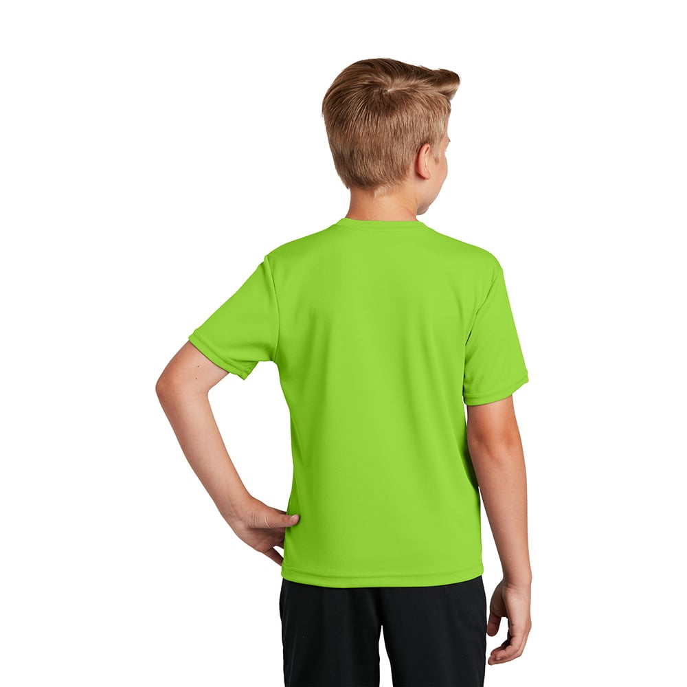 Sport - Tek YST340 Youth PosiCharge RacerMesh T-Shirt with Drop Sleeve - Gorvex.com