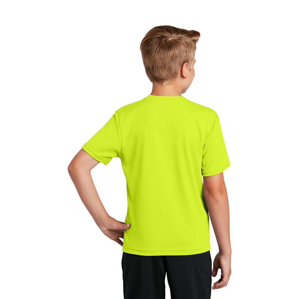 Sport - Tek YST340 Youth PosiCharge RacerMesh T-Shirt with Drop Sleeve - Gorvex.com