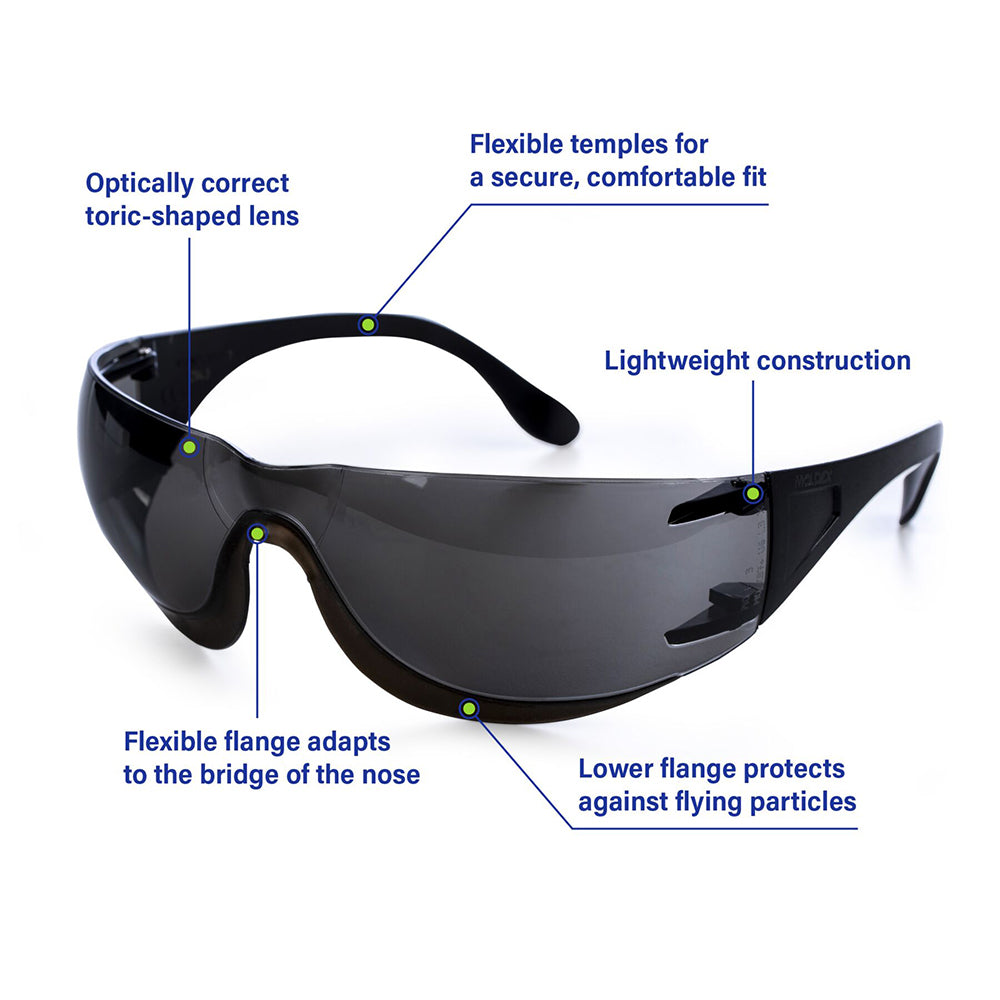 Moldex 5001S-1 Adapt Anti-Fog Safety Glasses with No Overmold