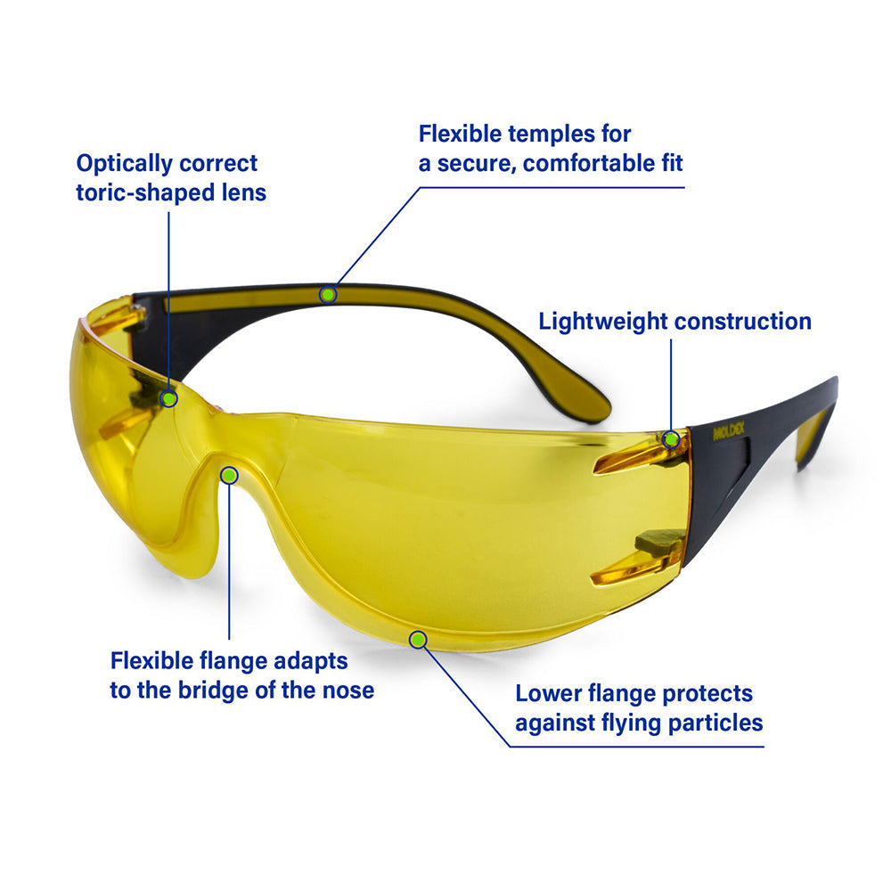 Moldex Adapt Anti-Fog Safety Glasses with Overmold