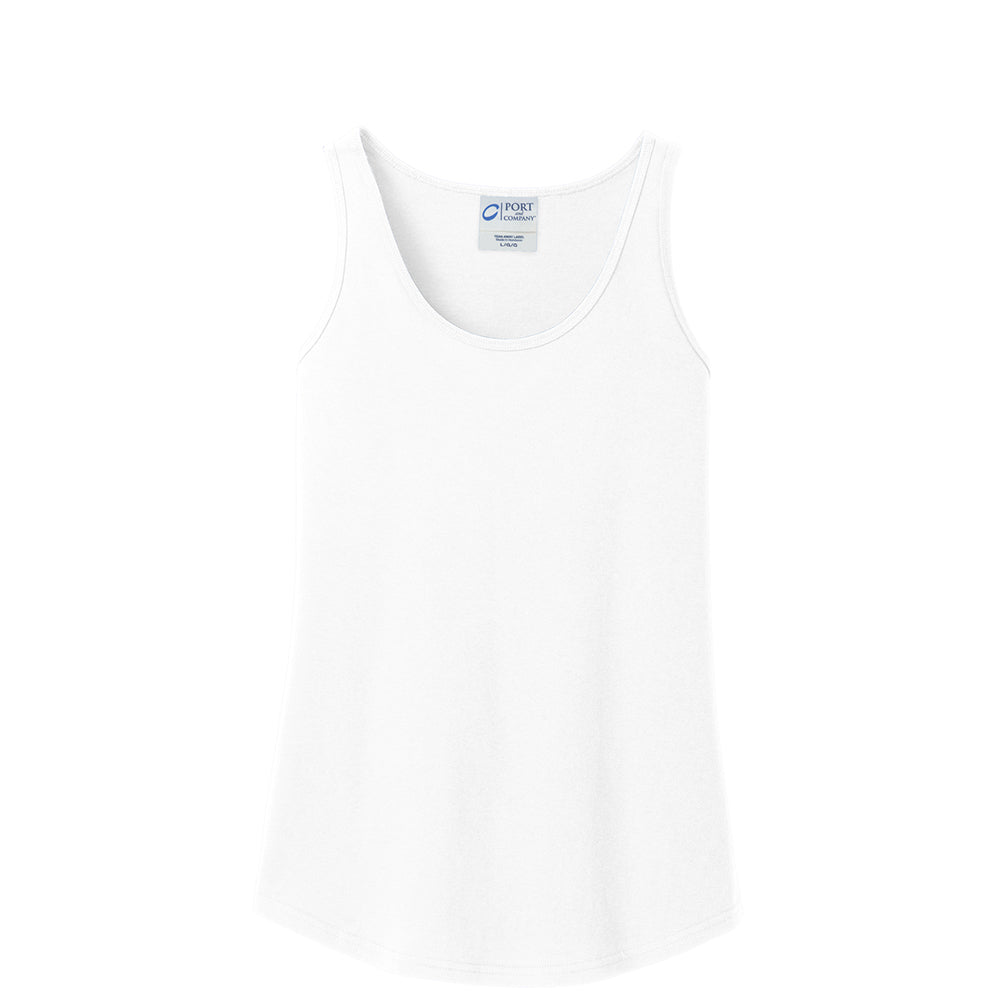 Port & Company LPC54TT Women's 100% Cotton Tank Top - Gorvex.com