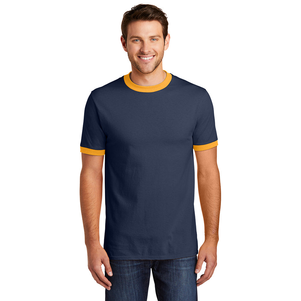 Port & Company PC54R 100% Cotton Classic Ringer T-Shirt - Gorvex.com