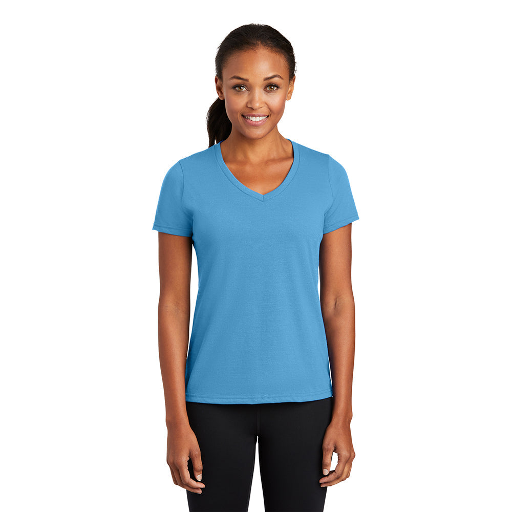 Port & Company LPC381V Women's Performance Blend V - Neck T-Shirt - Gorvex.com