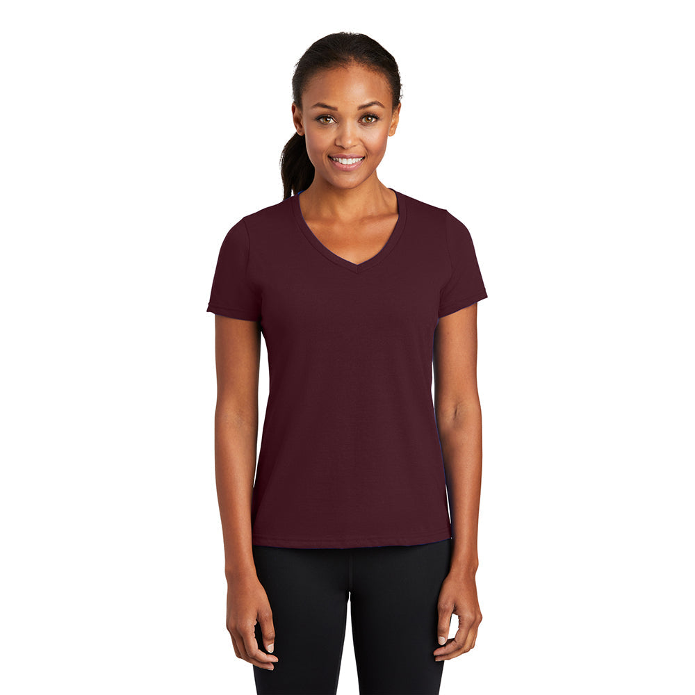 Port & Company LPC381V Women's Performance Blend V - Neck T-Shirt - Gorvex.com