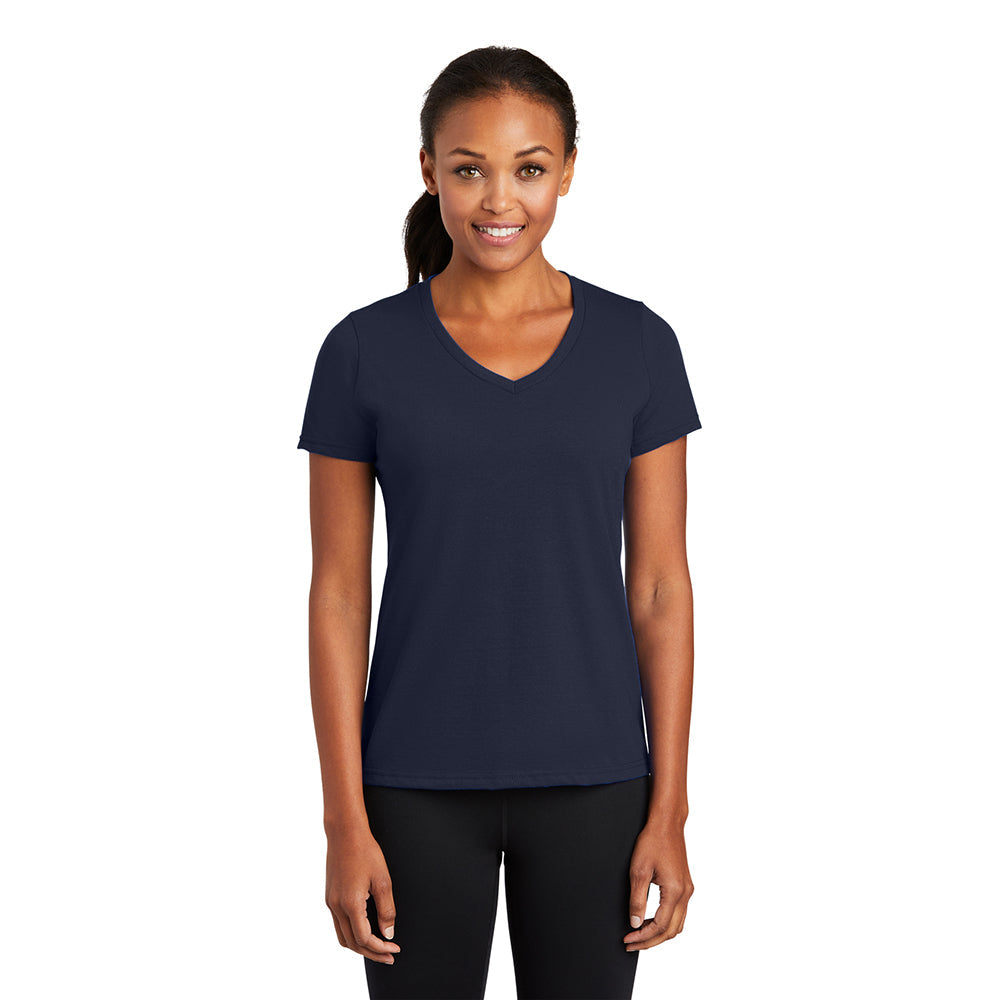 Port & Company LPC381V Women's Performance Blend V - Neck T-Shirt - Gorvex.com