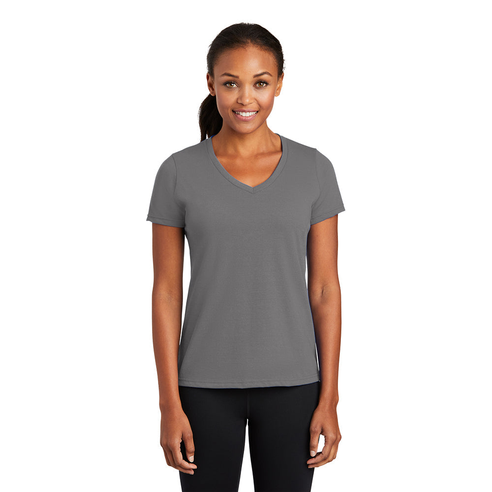Port & Company LPC381V Women's Performance Blend V - Neck T-Shirt - Gorvex.com