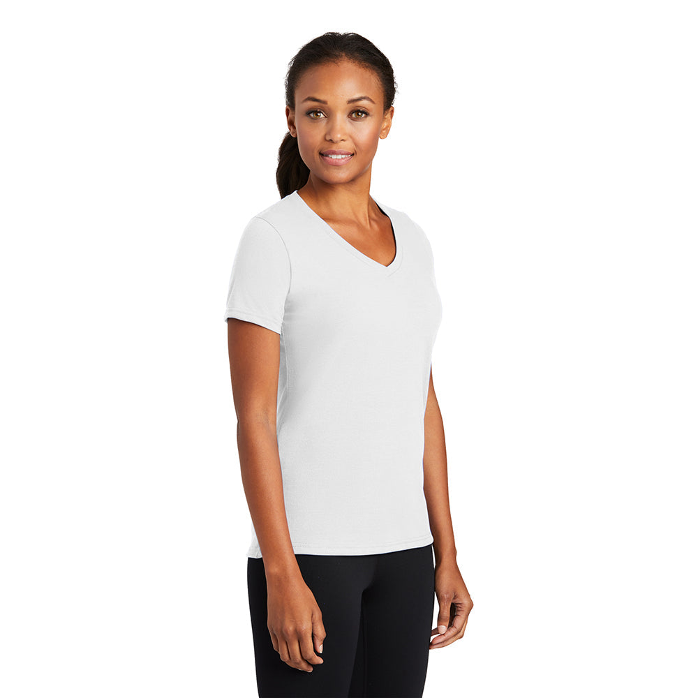 Port & Company LPC381V Women's Performance Blend V - Neck T-Shirt - Gorvex.com