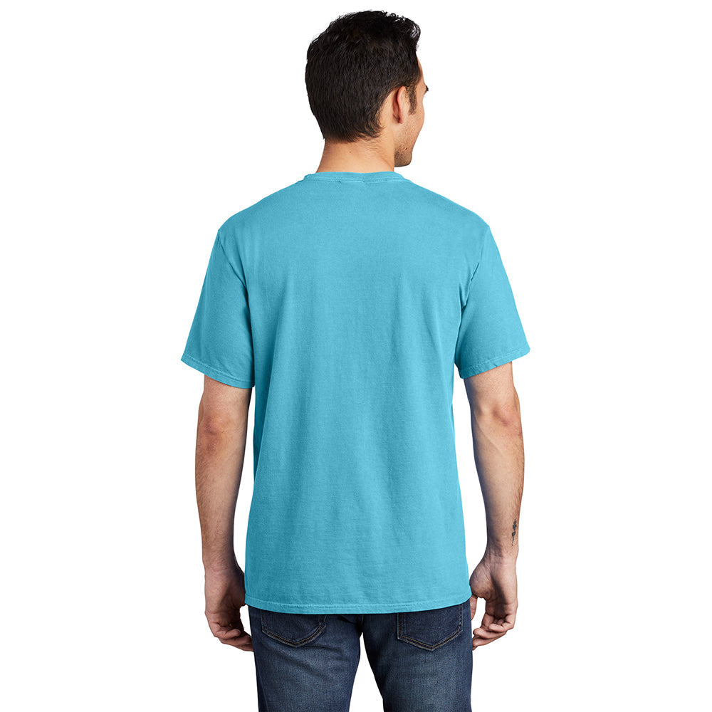 Port & Company PC099P Beach Wash® Garment - Dyed Ring Spun Pocket Tee - Gorvex.com