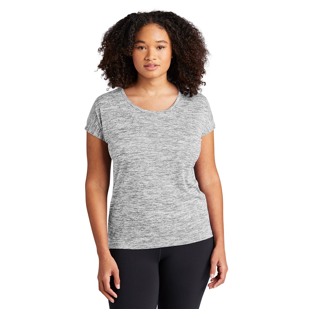 Sport - Tek LST390 PosiCharge Women's Heather Dolman Sleeve Tee - Gorvex.com