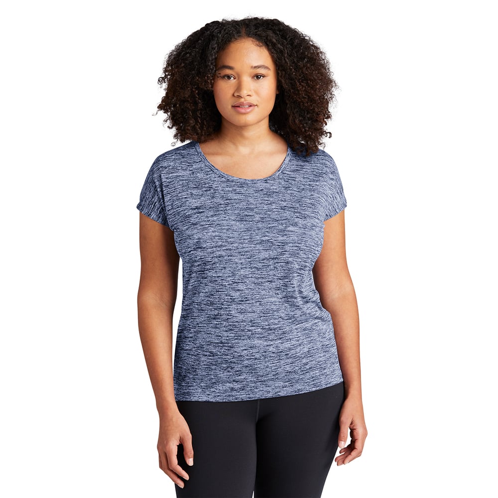 Sport - Tek LST390 PosiCharge Women's Heather Dolman Sleeve Tee - Gorvex.com