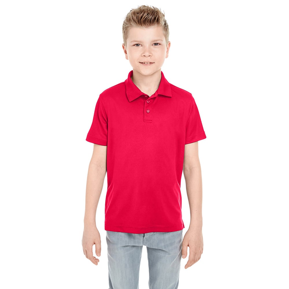 UltraClub Cool & Dry 8210Y Youth Mesh Piqué® Polo - Gorvex.com