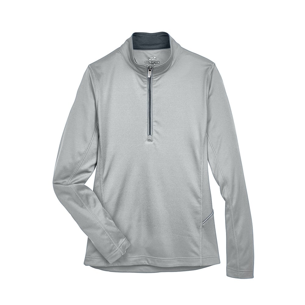 UltraClub Cool & Dry 8230L Ladies' Sport Quarter - Zip Pullover - Gorvex.com