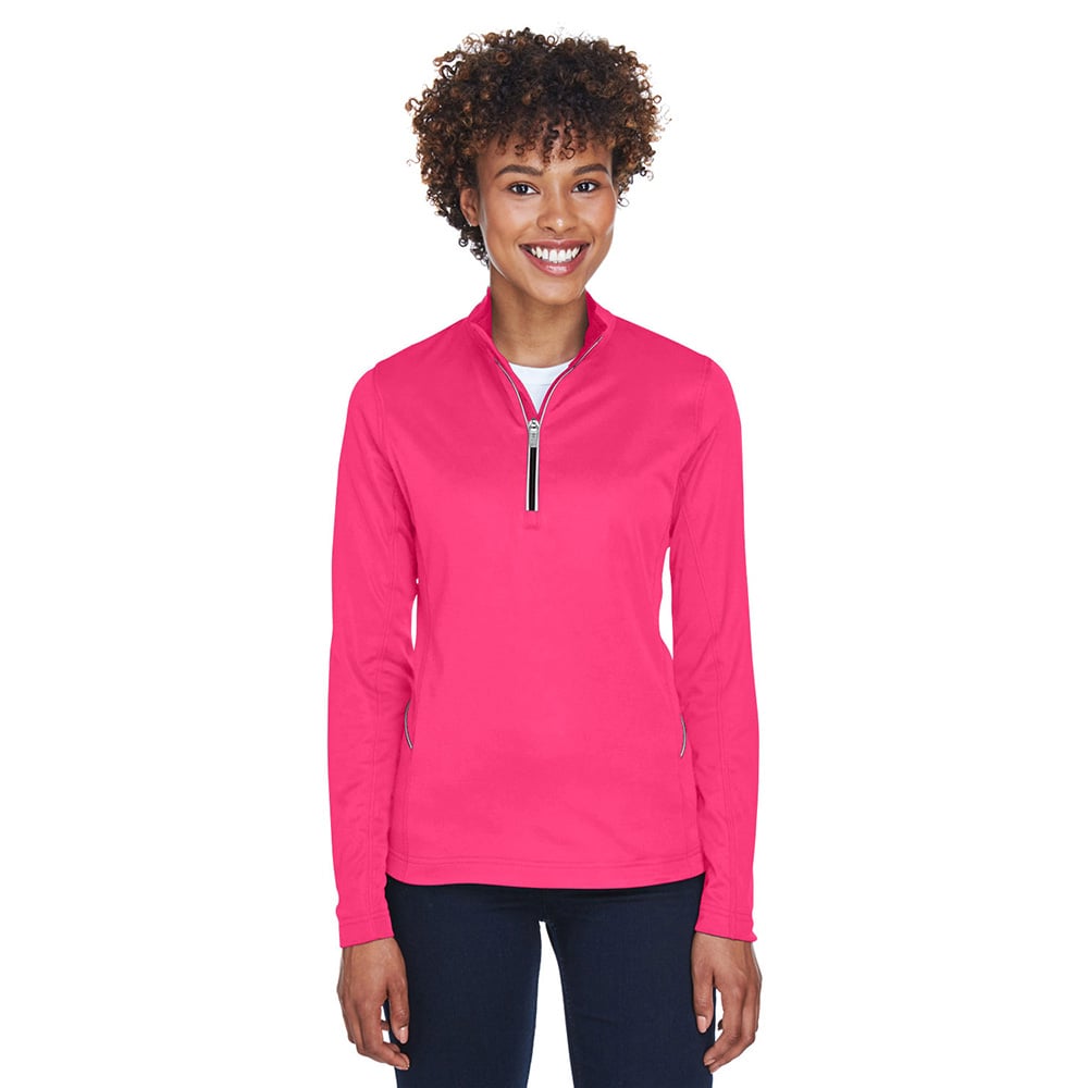 UltraClub Cool & Dry 8230L Ladies' Sport Quarter - Zip Pullover - Gorvex.com