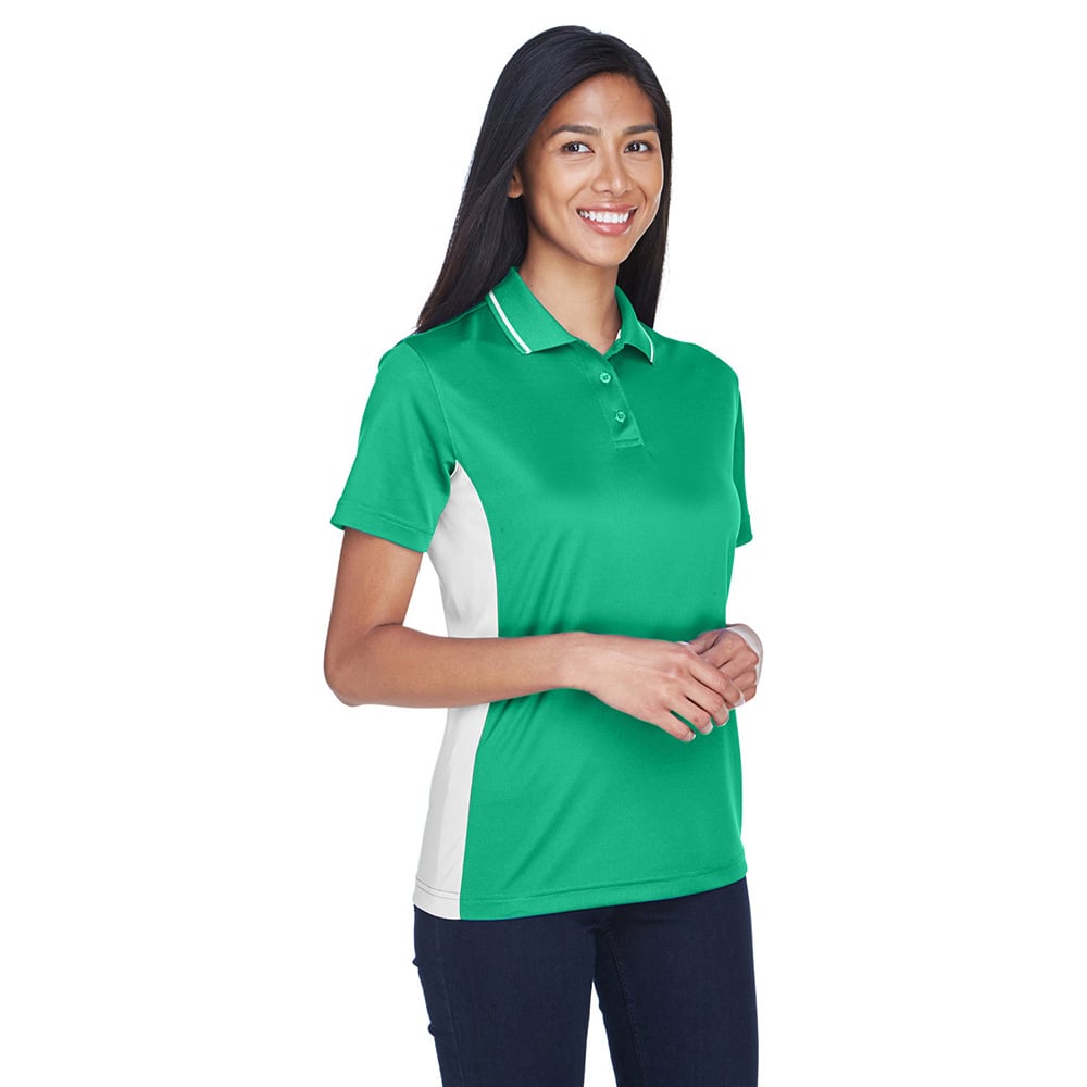 UltraClub Cool & Dry 8406L Ladies' Sport Two-Tone Polo