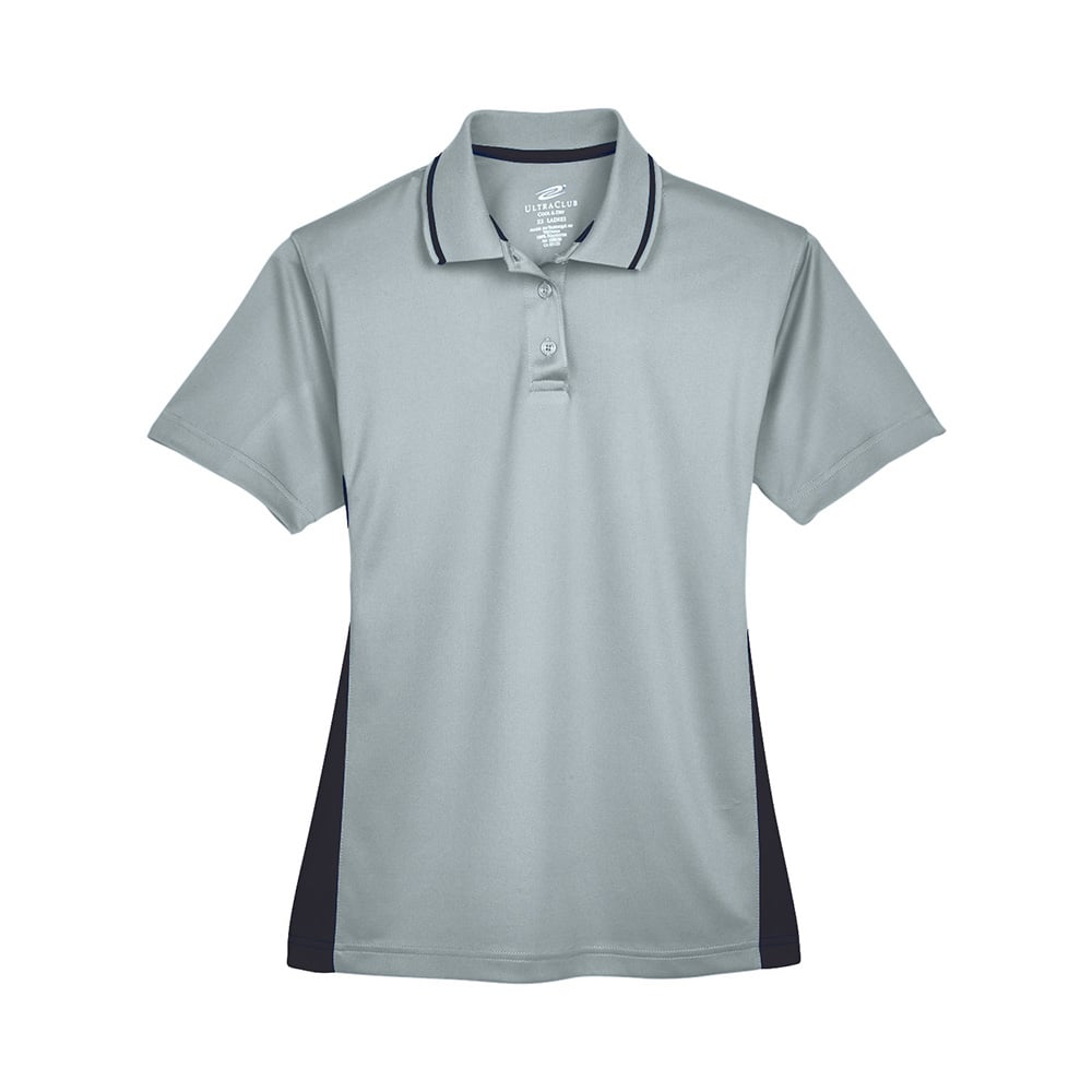UltraClub Cool & Dry 8406L Ladies' Sport Two-Tone Polo