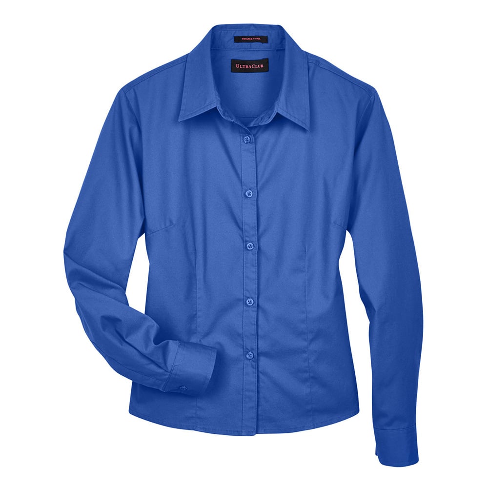 UltraClub 8976 Ladies' Whisper Twill Shirt - Gorvex.com