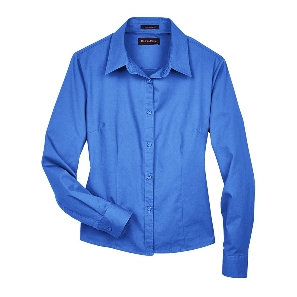 UltraClub 8976 Ladies' Whisper Twill Shirt - Gorvex.com