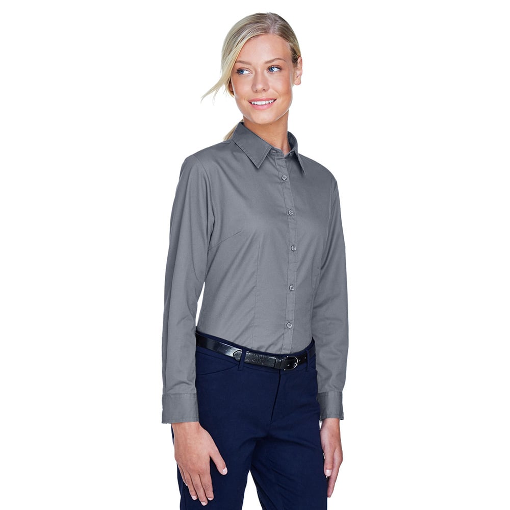 UltraClub 8976 Ladies' Whisper Twill Shirt - Gorvex.com