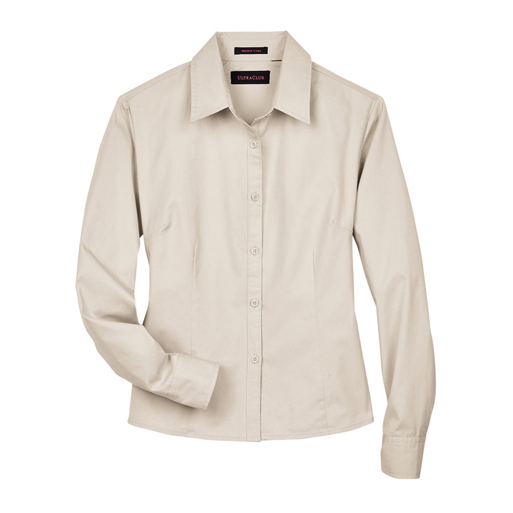UltraClub 8976 Ladies' Whisper Twill Shirt - Gorvex.com