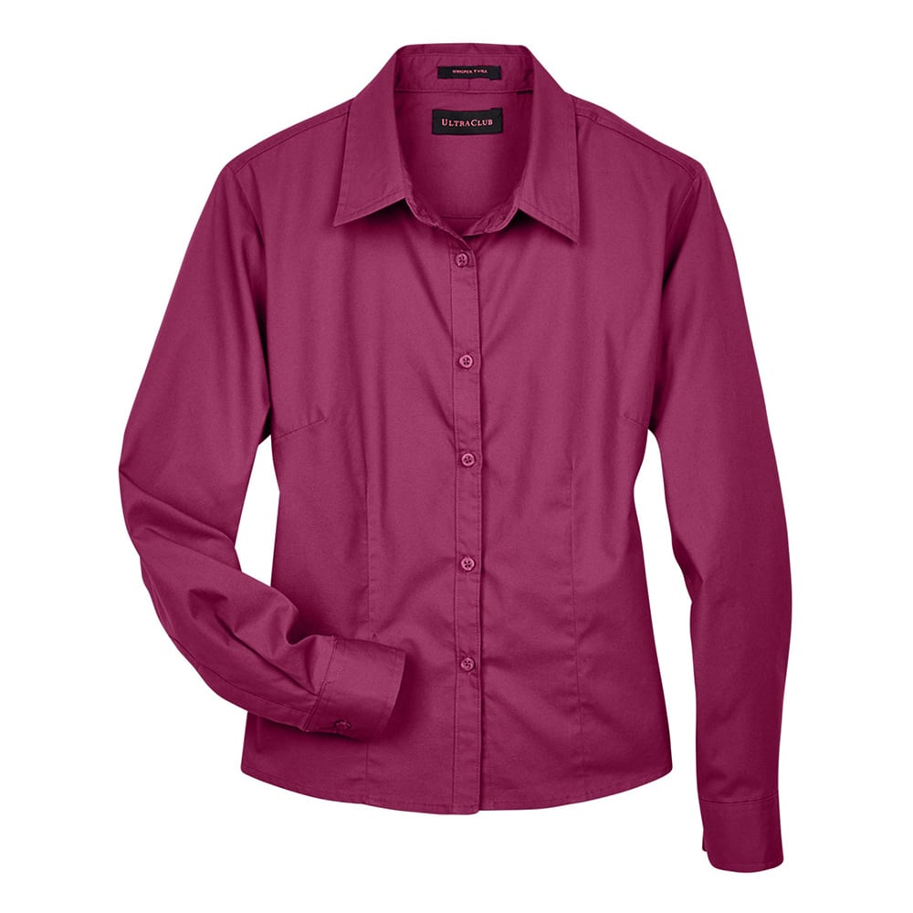 UltraClub 8976 Ladies' Whisper Twill Shirt - Gorvex.com