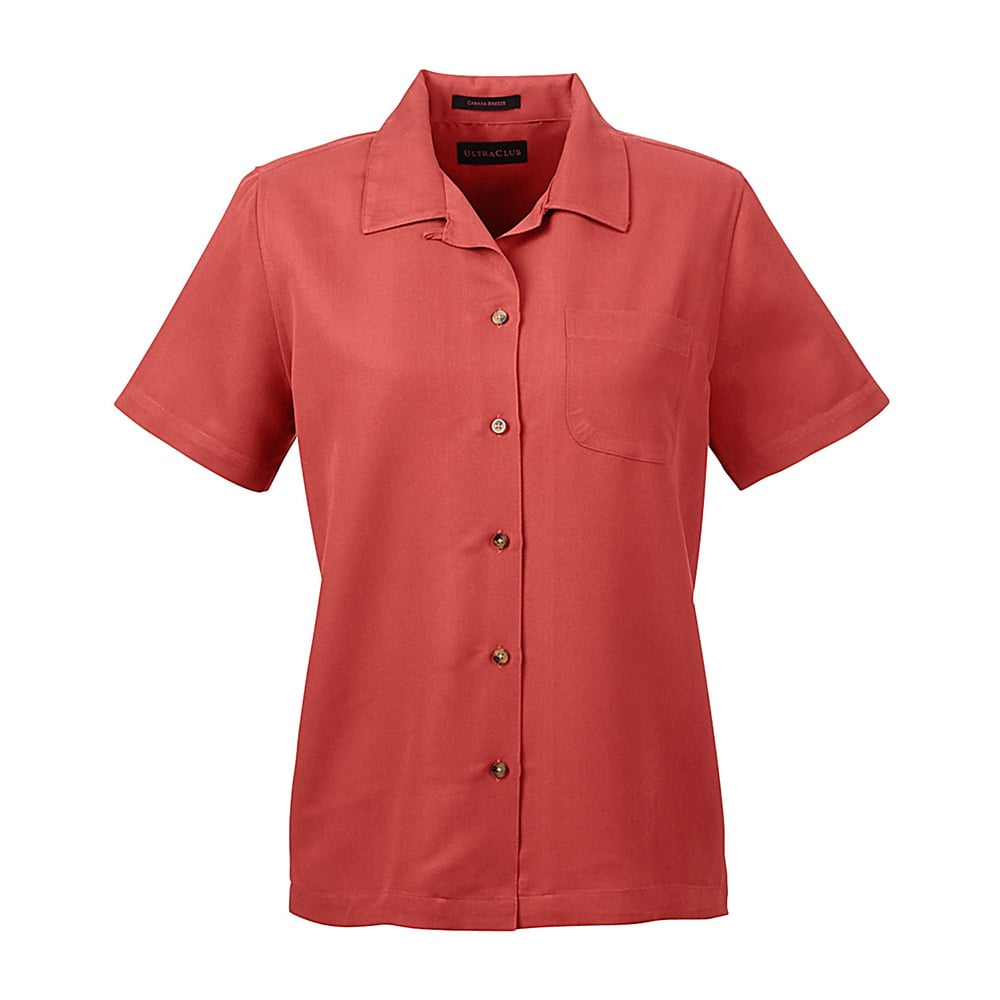UltraClub 8981 Ladies' Cabana Breeze Camp Shirt - Gorvex.com