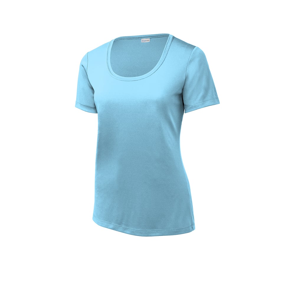 Sport - Tek LST420 Posi - UV Women's Scoop Neck Performance T-Shirt - Gorvex.com