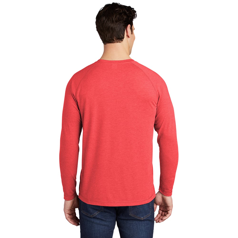 Sport - Tek ST400LS PosiCharge Tri - Blend Long Sleeve Raglan T-Shirt - Gorvex.com